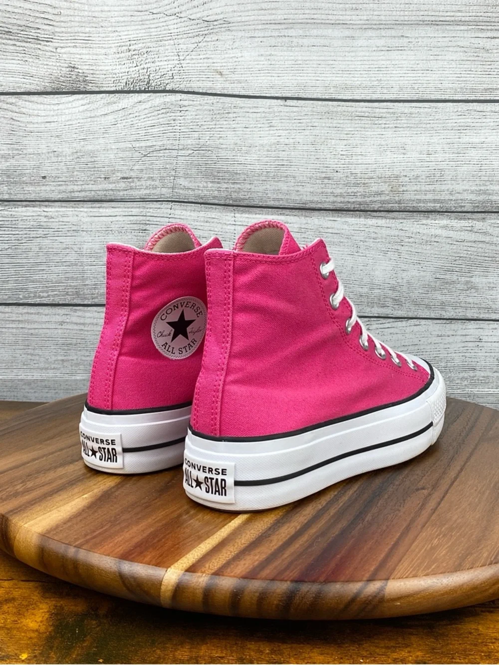 Converse Chuck Taylor All Star Lift Platform High Astral Pink A05663F Womens 7.5